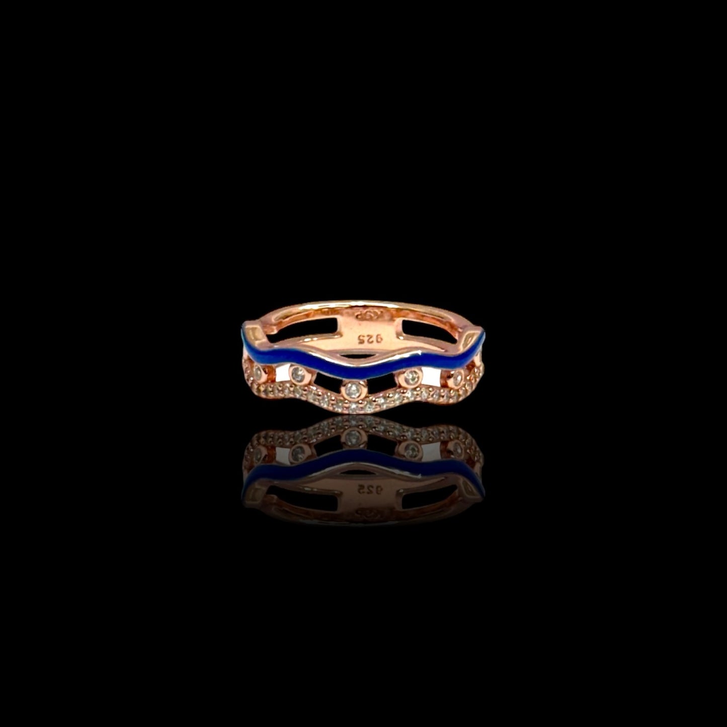 Blue moon ring